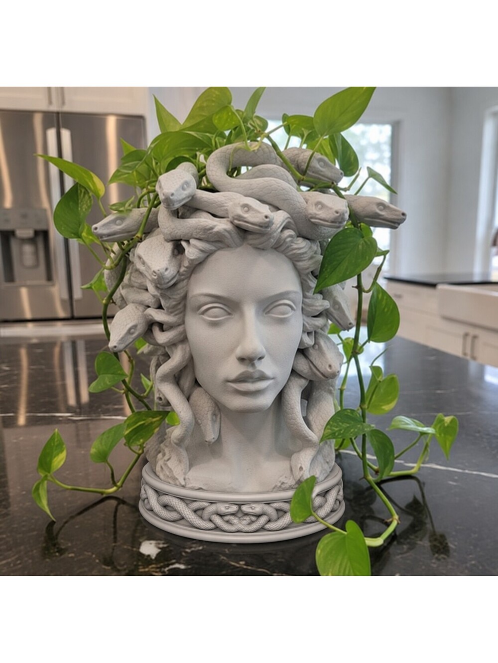 NEW Medusa Planter New Snake Base - Luxury Indoor Garden Planter - Garden Gift
